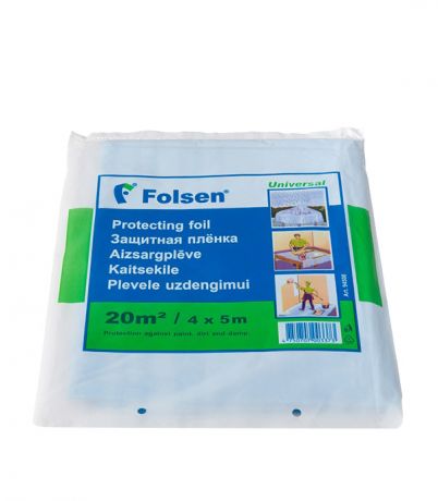 Пленка защитная Folsen 7 мк 4х5 м (20 кв.м)