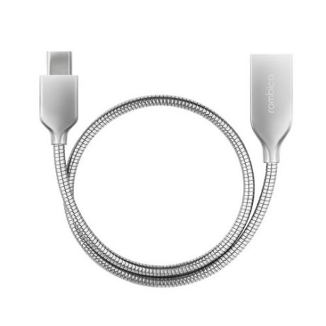 Кабель "Digital CS-10 mini", USB - USB Type-C, 0,3 м, серебристый