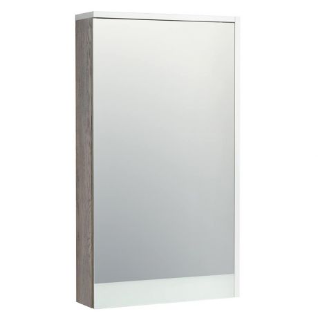 Зеркальный шкаф AQUATON Эмма 460х820 мм белый/дуб Навара