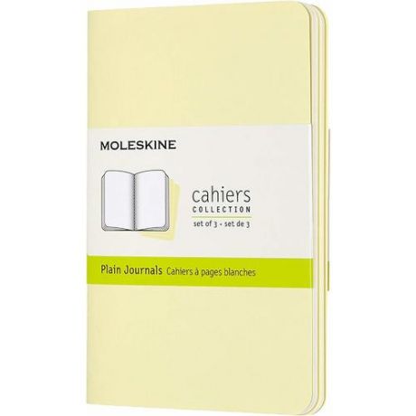 Блокнот "Cahier Journal" Pocket, 32 листа, 70 г/м2, нелинованный, 9 x 14 см, нежно-желтый