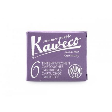 Набор картриджей "Kaweco", фиолетовый, 6 шт