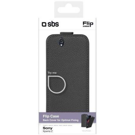 Чехол для Sony Xperia Z "Flip Case", черный