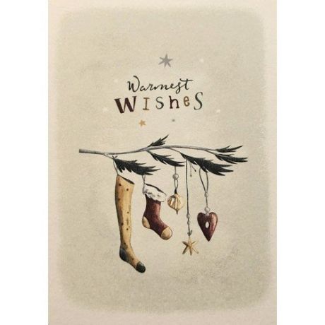 Открытка "Warmest wishes"