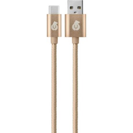 Кабель "Cord USB-C USB-A", золотистый