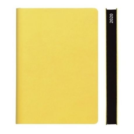Ежедневник датированный на 2020 год "Signature Diary" A5, 400 страниц, желтый