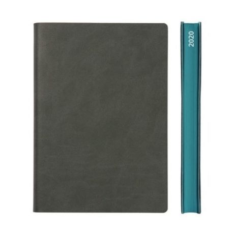 Ежедневник датированный на 2020 год "Signature Diary" A5, 400 страниц, серый
