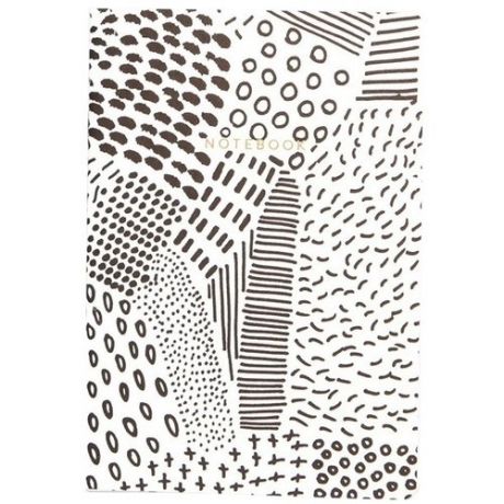 Блокнот нелинованный "Pattern strokes" А6, 20 листов, 10,5 х 15 см