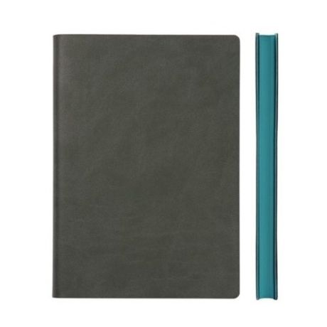 Блокнот "Signature Grid Notebook" A5, 88 листов, в клетку, серый