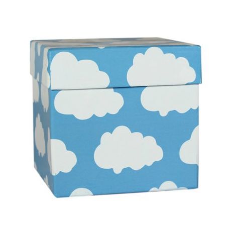 Коробка подарочная "Облака", 10 х 10 х 10 см