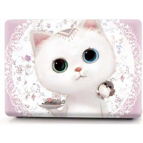 Чехол-накладка для Macbook Pro15 "A1707 Cute Kitten Pink"