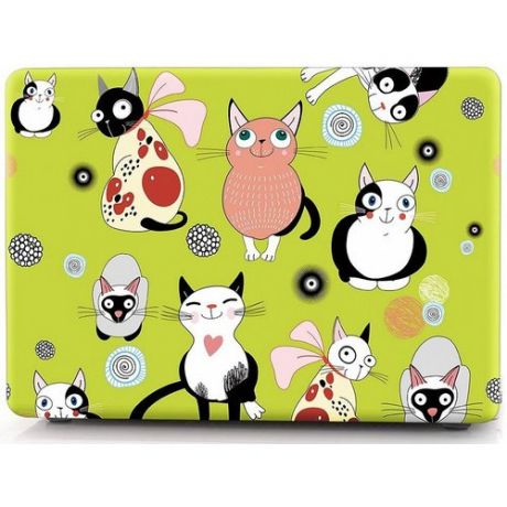 Чехол-накладка для Macbook Pro13 "A1706/A1708 Cat"