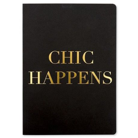 Блокнот "Chic Happens" А5, 96 листов, в линейку