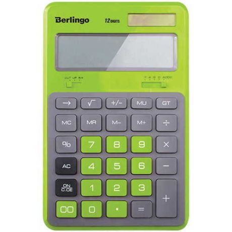 Калькулятор настольный "Hyper", зеленый