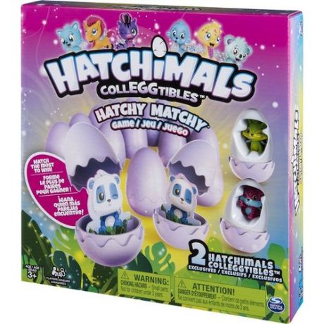 Настольная игра "Hatchimals memory" + 2 коллекционные фигурки