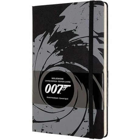 Блокнот "Le James Bond" Large, 96 листов, в линейку, черный