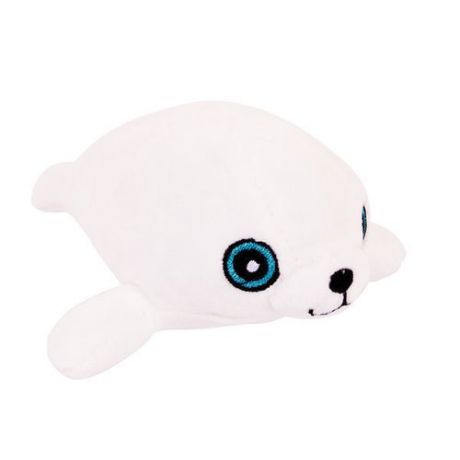 Мягкая игрушка "Тюлень", 13 см, белая