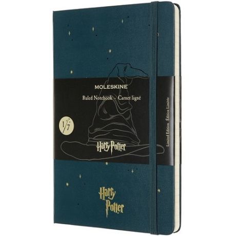 Блокнот "Le Harry Potter" Large, 96 листов, в линейку, темно-зеленый