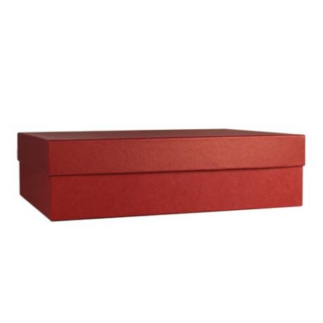 Подарочная коробка, 26 х 16 х 6 см, красная