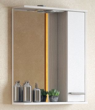 Зеркальный шкаф 75х74 см лайн Corozo Лорена SD-00000297