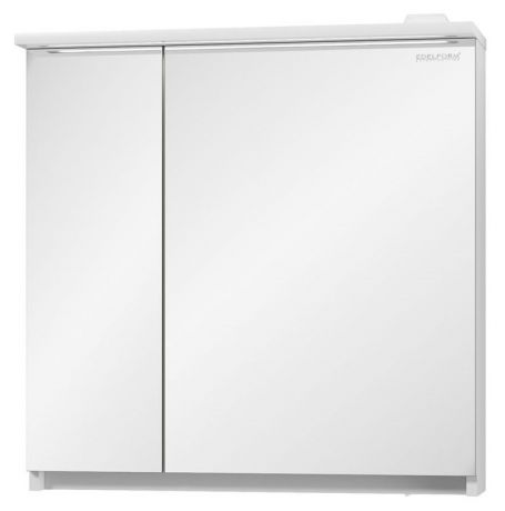 Зеркальный шкаф белый глянец 70,9х71,1 см Edelform Amata 2-789-00-S