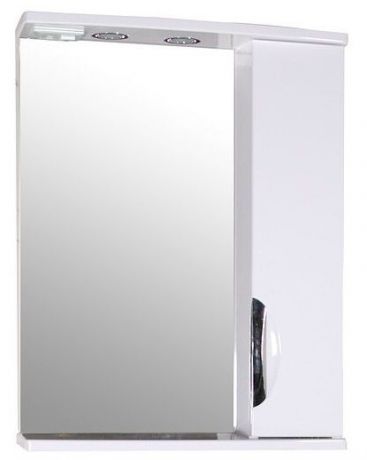 Зеркальный шкаф 57,2х75 см белый ASB-Mebel Мессина