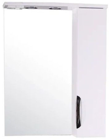 Зеркальный шкаф 57,4х78,1 см белый ASB-Mebel Миранда