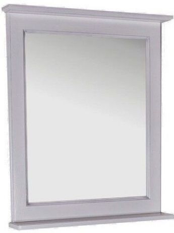 Зеркало 69,2х84 см белый серебряная патина ASB-Woodline Прато