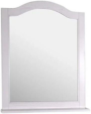 Зеркало 71,2х95 см белый серебряная патина ASB-Woodline Модерн