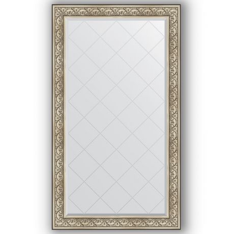 Зеркало 100х175 см барокко серебро Evoform Exclusive-G BY 4424