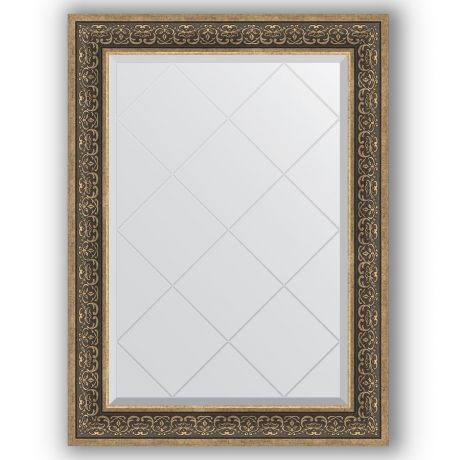 Зеркало 79х106 см вензель серебряный Evoform Exclusive-G BY 4207