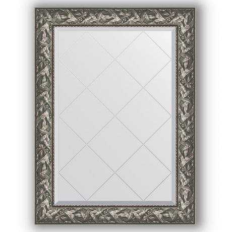 Зеркало 79х106 см византия серебро Evoform Exclusive-G BY 4200
