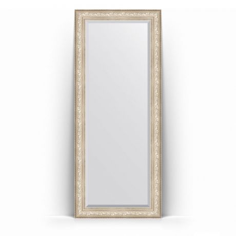 Зеркало напольное 85х205 см виньетка серебро Evoform Exclusive Floor BY 6136