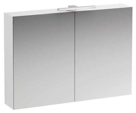 Зеркальный шкаф 100х70 см белый глянец Laufen Base 4.0285.2.110.261.1