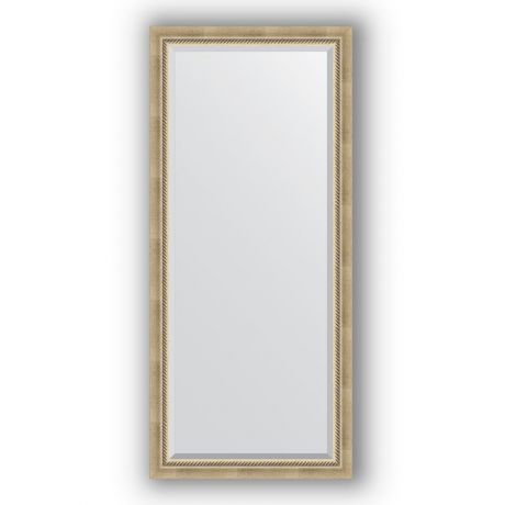 Зеркало 73х163 см состаренное серебро с плетением Evoform Exclusive BY 1202