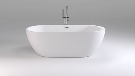 Акриловая ванна 170х80 см Black & White Swan 105SB00