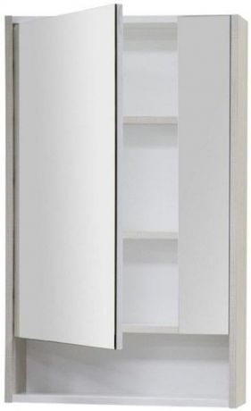 Зеркальный шкаф белый глянец/ясень фабрик 51х86 см Акватон Рико 1A212302RIB90