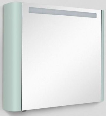 Зеркальный шкаф 80х70 см мятный глянец R Am.Pm Sensation M30MCR0801GG