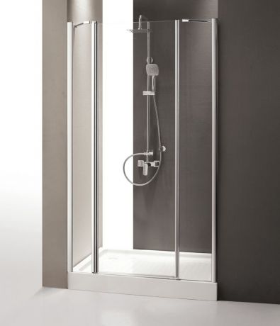 Душевая дверь распашная Cezares Triumph 185 см прозрачное стекло TRIUMPH-D-B-13-100+60/30-C-Cr-L