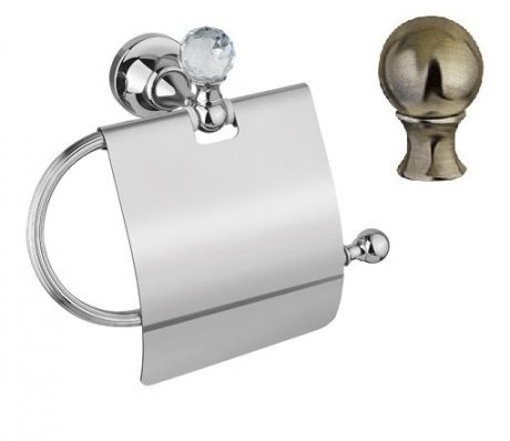 Держатель туалетной бумаги бронза, металл Cezares Olimp OLIMP-TRH-02-M