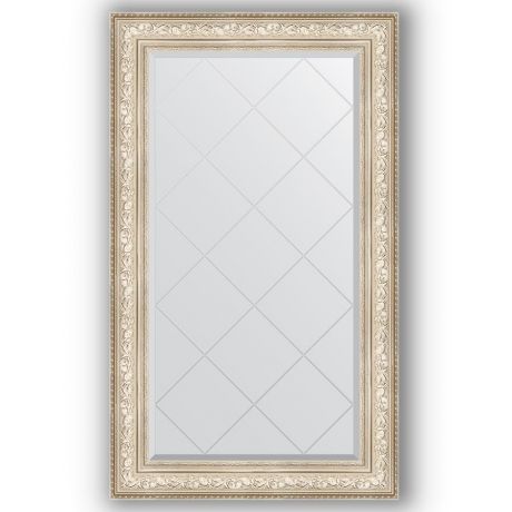 Зеркало 80х135 см виньетка серебро Evoform Exclusive-G BY 4254