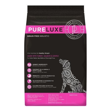 PureLuxe Сухой корм PureLuxe для нормализации веса у собак с индейкой, лососем и чечевицей - 1,81 кг