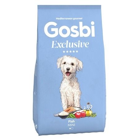 Gosbi Сухой корм Gosbi Exclusive для взрослых собак мелких пород с рыбой - 2 кг