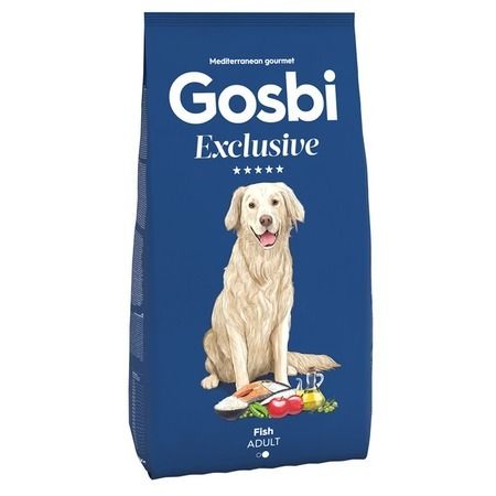 Gosbi Сухой корм Gosbi Exclusive для взрослых собак средних пород с рыбой - 3 кг
