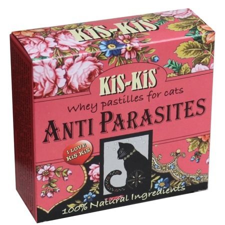 KiS-KiS Таблетки KiS-KiS Pastils Anti-Parasitic против паразитов для кошек - 60 г