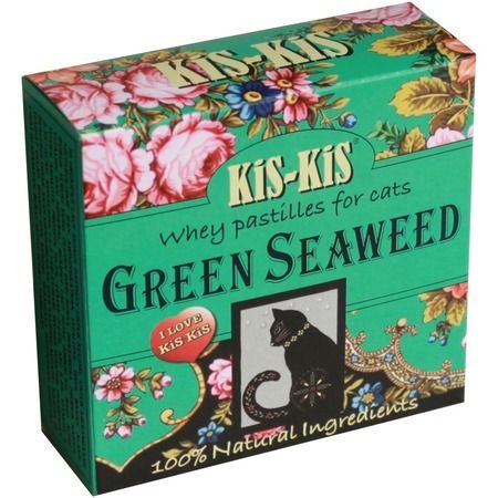 KiS-KiS Таблетки KiS-KiS Pastils Green Seaweed с зелеными морскими водорослями для кошек - 60 г