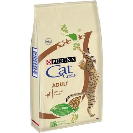 PURINA CAT CHOW Сухой корм Purina Cat Chow Adult Duck для взрослых кошек с уткой - 7 кг