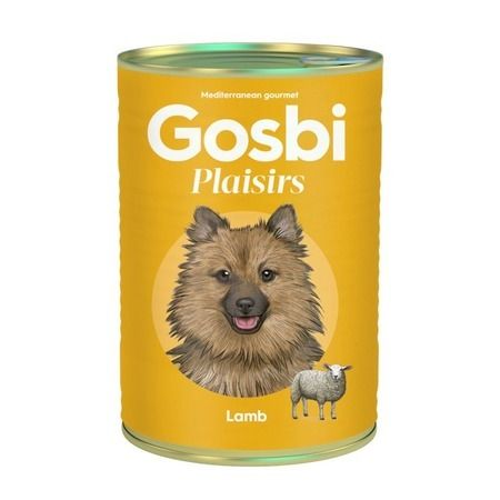 Gosbi Влажный корм Gosbi Plaisirs для взрослых собак с ягненком - 400 г