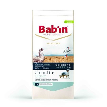 Babin Сухой корм Babin Selective Adulte Light Sensitive для взрослых собак с избыточным весом с курицей - 3 кг