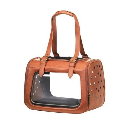 IBIYAYA Складная сумка-переноска Ibiyaya для собак и кошек до 6 кг, коричневая