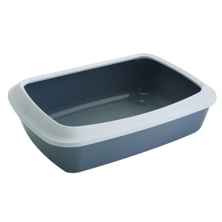 Savic Туалет Savic Litter Tray Isis для кошек с бортом 50х36,5х11,5 см, серый